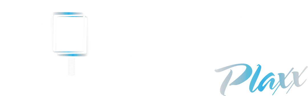 Logo Polarys Plaxx semi blanco
